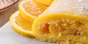 Torta de laranja com poucos ovos