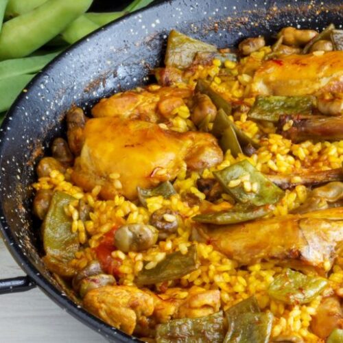 Arroz de Frango com Legumes e Açafrão