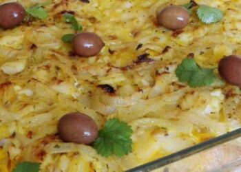 Empadão de Bacalhau com Ovos
