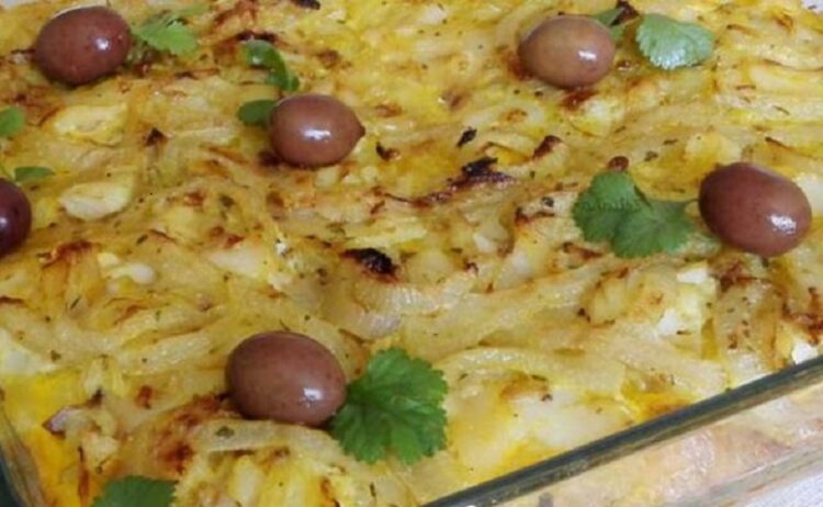 Empadão de Bacalhau com Ovos