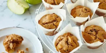 Muffins de Maçã e Iogurte