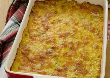 Bacalhau Gratinado com legumes