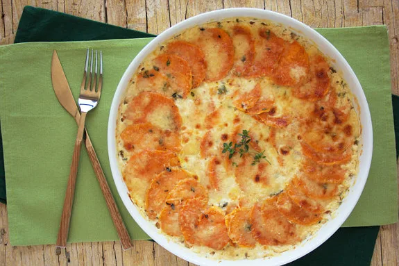 Gratinado de Batata-Doce