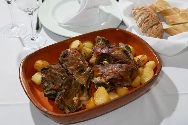 Cabrito assado no forno à padeiro