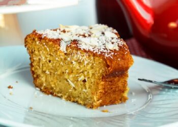 Bolo de Batata-Doce e Coco