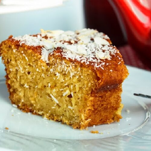 Bolo de Batata-Doce e Coco