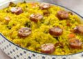 Arroz de Pato com legumes e açafrão