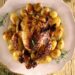 Frango assado no forno com mostarda em grão