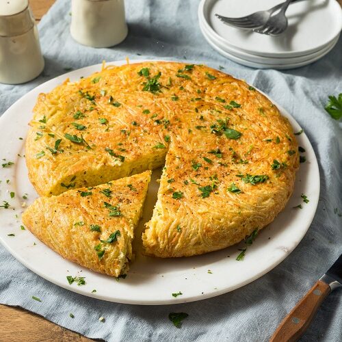 Frittata de Legumes e Bacalhau