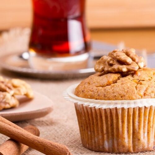 Muffins de Canela e Noz