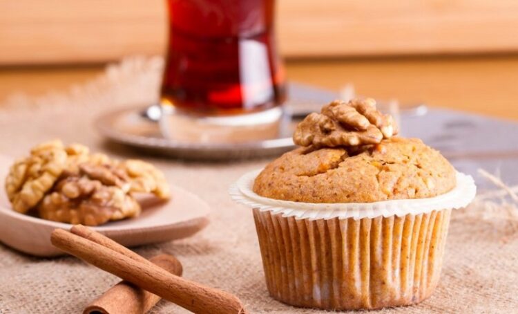 Muffins de Canela e Noz