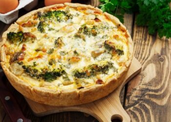 Quiche de Atum com Bróculos