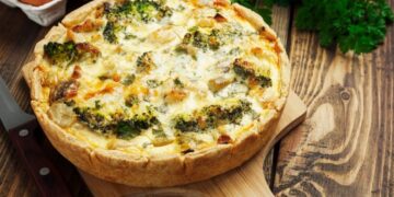 Quiche de Atum com Bróculos