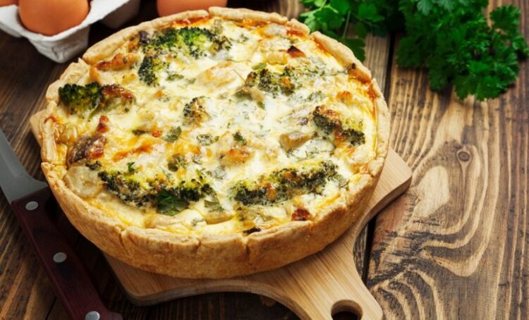 Quiche de Atum com Bróculos