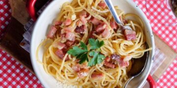 Esparguete à Carbonara