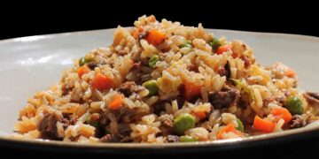 Arroz de Vitela com Legumes