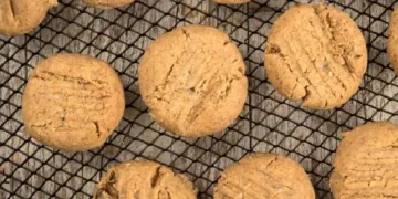 Bolachas de Manteiga de Amendoim saudáveis