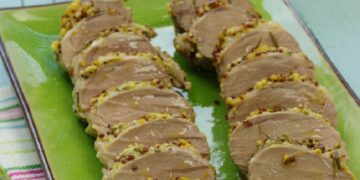 Lombinhos de Porco com Mostarda e Laranja