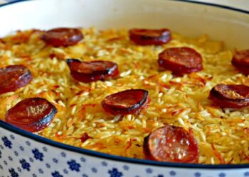 Arroz de Frango assado no Forno