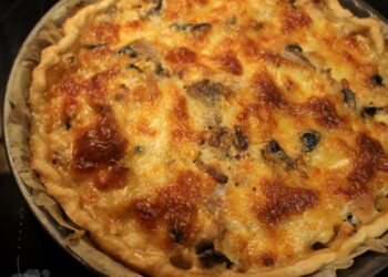 Quiche de Frango e Requeijão