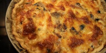 Quiche de Frango e Requeijão