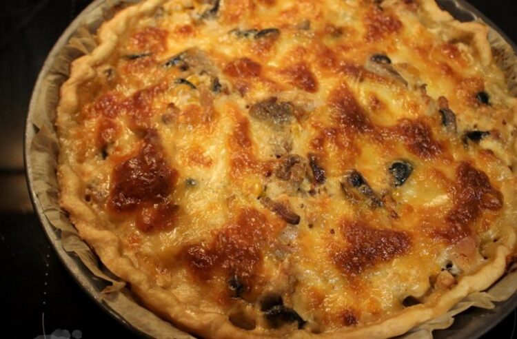 Quiche de Frango e Requeijão