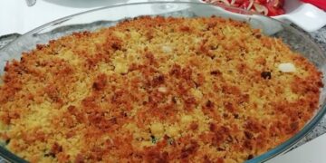 Empadão de Bacalhau com Broa