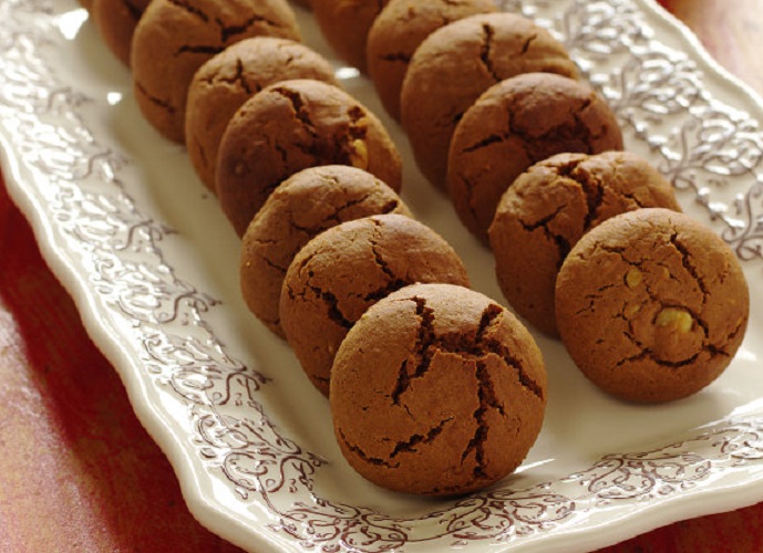 Biscoitos de Chocolate e Avelã