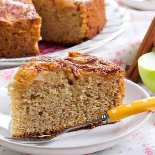 Bolo de Maçã com Canela