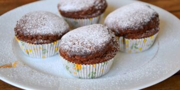 Muffins de Banana e Chocolate