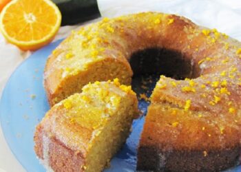 Bolo de Curgete com Cenoura e Laranja