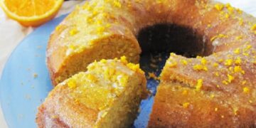 Bolo de Curgete com Cenoura e Laranja