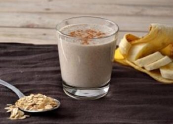 Batido de Aveia, Banana e Chia