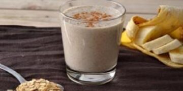 Batido de Aveia, Banana e Chia