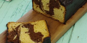 Bolo de Chocolate e Manteiga de Amendoim