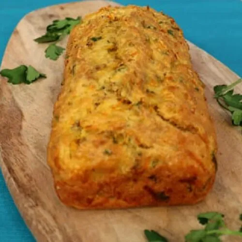 Bolo Salgado de Cenoura e Atum