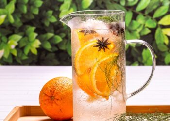 Água Aromatizada com Laranja e Anis