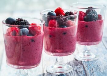 Mousse de Frutos Vermelhos