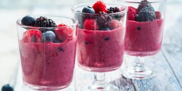 Mousse de Frutos Vermelhos