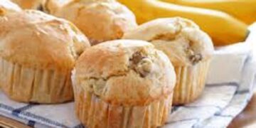 Muffins de Banana Coco e Chocolate