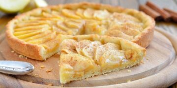 Tarte de Maçã com Leite Condensado