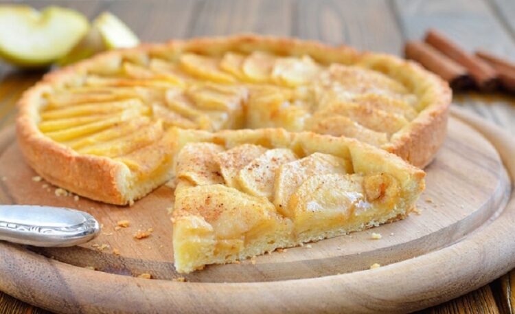 Tarte de Maçã com Leite Condensado