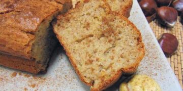 Bolo de Castanhas com Canela