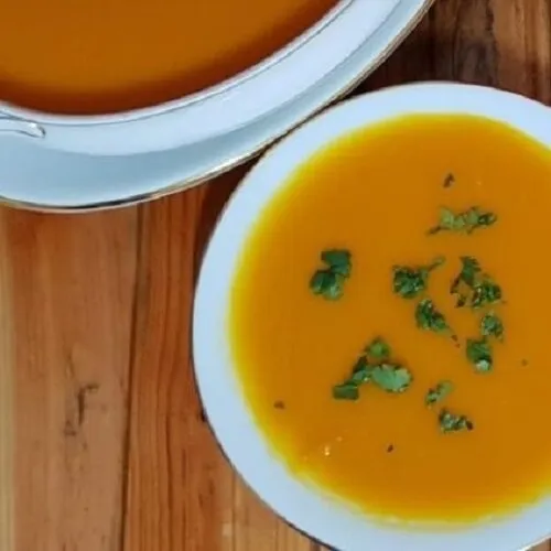 Creme de Couve-Flor com Abóbora Creme de Couve-Flor com Abóbora