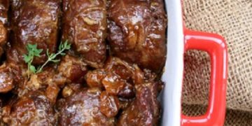 Bochechas de Porco no Forno