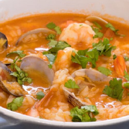 Arroz de Tamboril com Amêijoas Arroz de Tamboril com Amêijoas