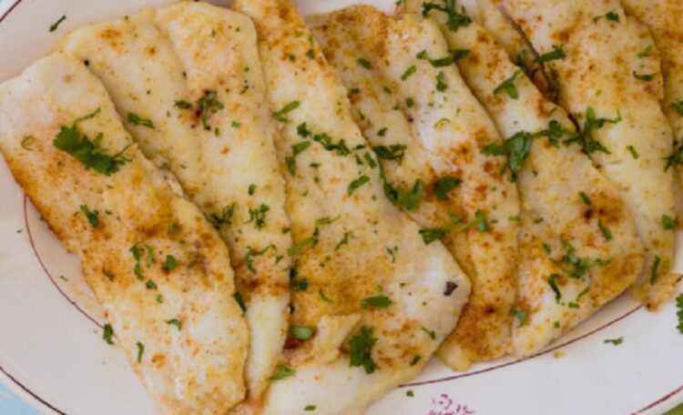 Filetes de pescada no forno