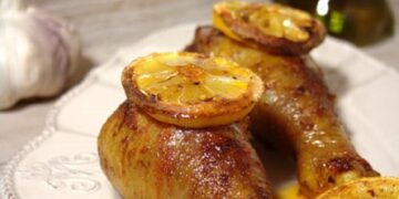 Pernas de Frango com Limão