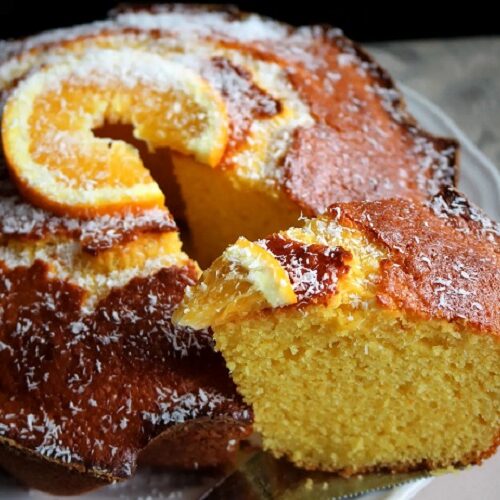 Bolo de Laranja e Coco