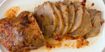 Cachaço de Porco assado no Forno